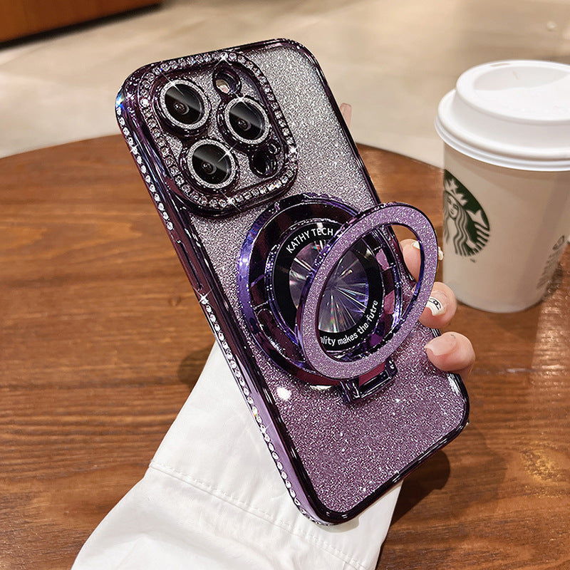 RAMODO Luxury Plating Diamond Gradient Phone Case