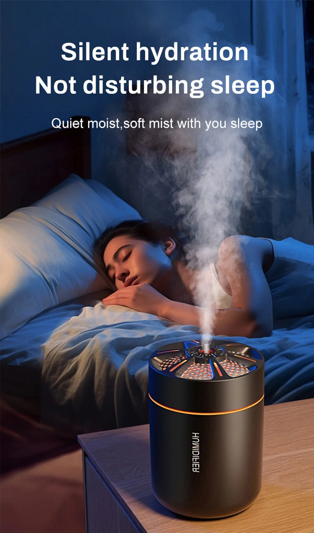 colorful Air Humidifier USB Electric Aroma Diffuser Essential Oil Purifier Aromatherapy Mist Maker Lights For Car Home Bedroom