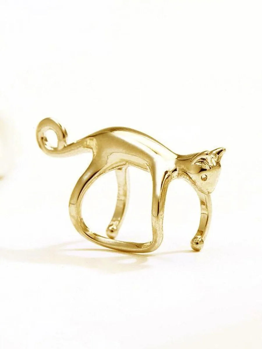 Cute Cat Design Ear Cuff, Fashionable and Creative without Piercing Jewelry for Party, Daily Clothing Decor, Trendy All-match &