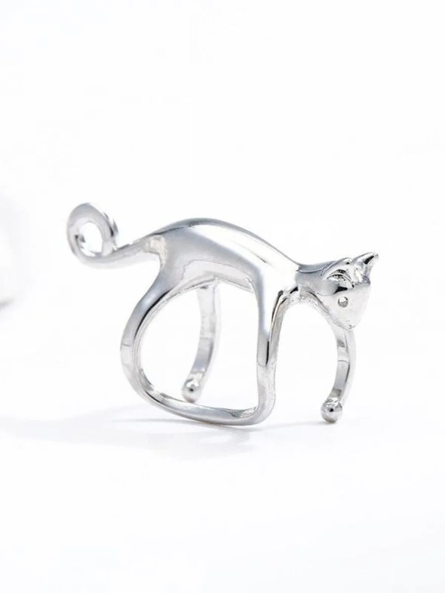Cute Cat Design Ear Cuff, Fashionable and Creative without Piercing Jewelry for Party, Daily Clothing Decor, Trendy All-match &