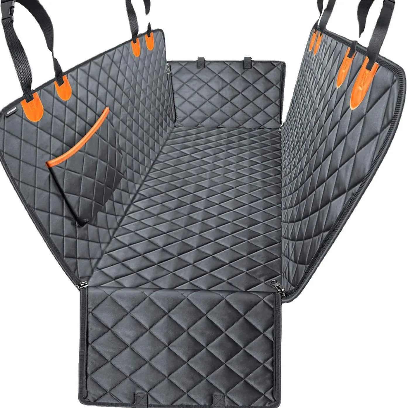 Winter Pet Mat for Car Back Seat Breathable Dog Seat Cover with Strong Hard Bottom Fits All Cars