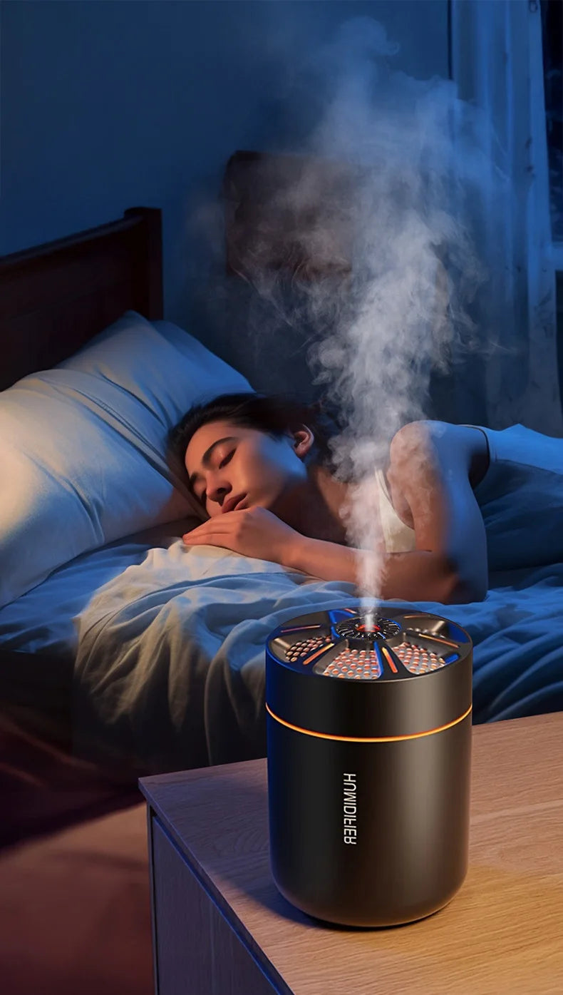 colorful Air Humidifier USB Electric Aroma Diffuser Essential Oil Purifier Aromatherapy Mist Maker Lights For Car Home Bedroom
