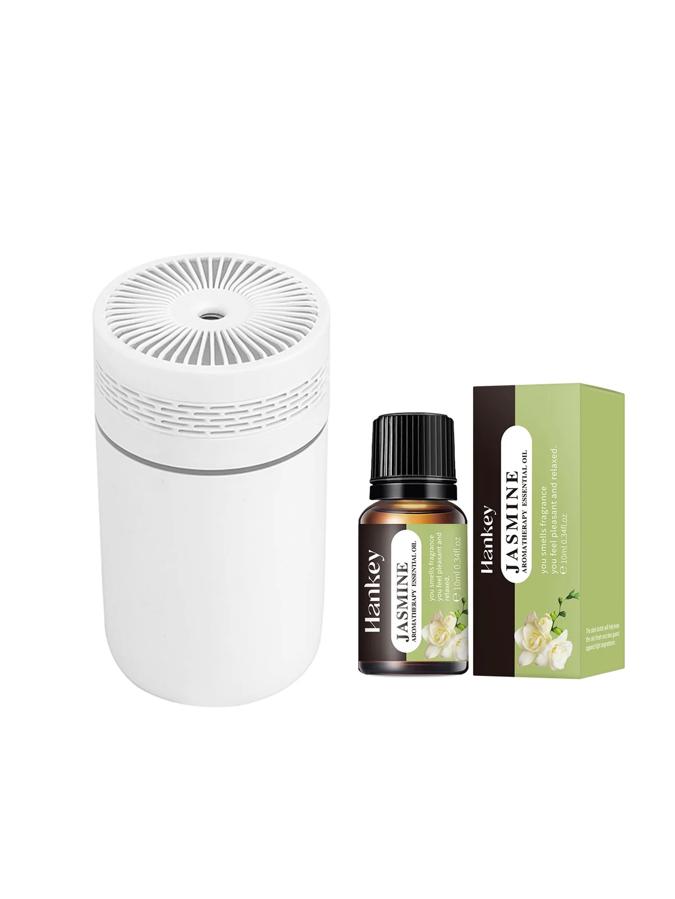 Car Air Humidifier Portable Mini Spray humidifier with LED light USB-powered Aromatherapy oil diffuser for bedroom and travel