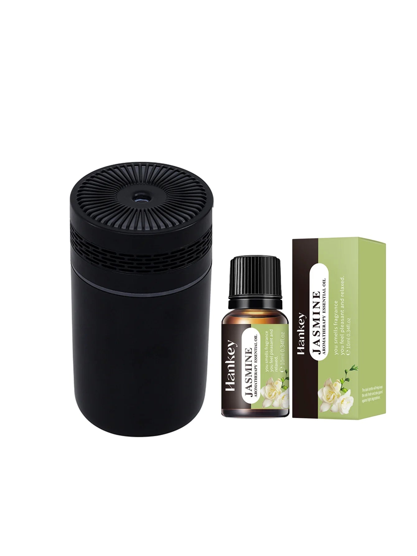 Car Air Humidifier Portable Mini Spray humidifier with LED light USB-powered Aromatherapy oil diffuser for bedroom and travel