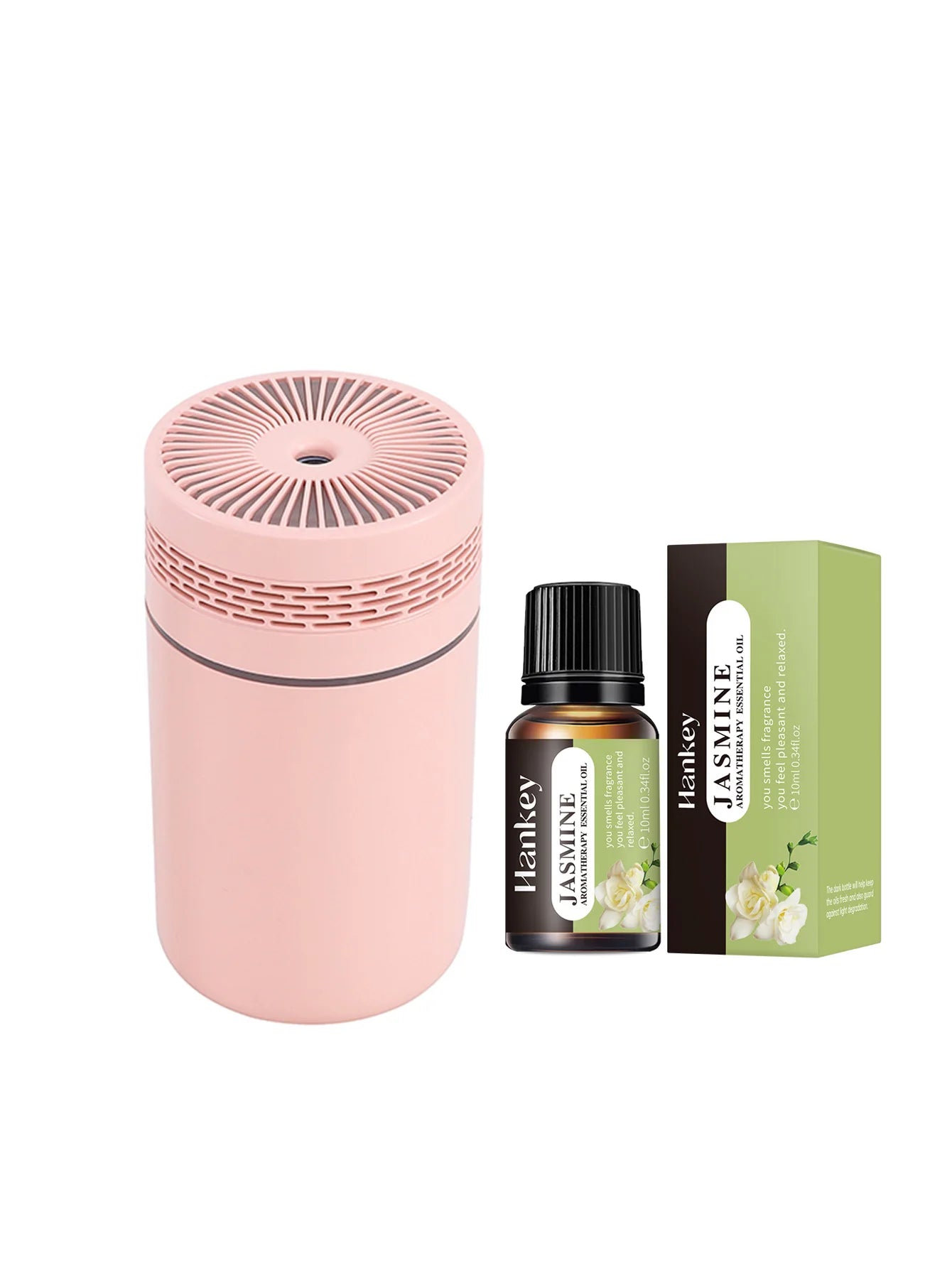 Car Air Humidifier Portable Mini Spray humidifier with LED light USB-powered Aromatherapy oil diffuser for bedroom and travel