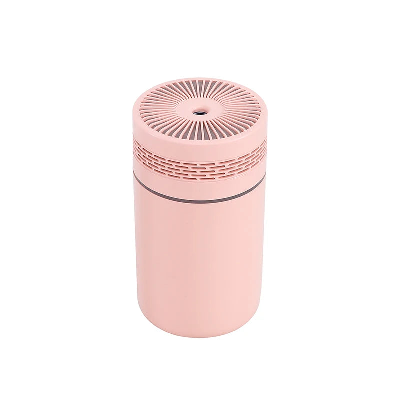 Car Air Humidifier Portable Mini Spray humidifier with LED light USB-powered Aromatherapy oil diffuser for bedroom and travel