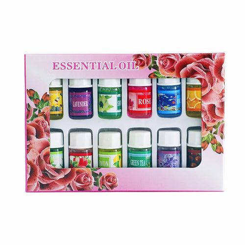 12PCS 3ML Air Freshener Natural Plant Aromatherapy Essential Oil Air Conditioning Perfume Aroma Diffuser Fragrance Humidifier