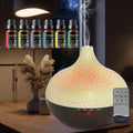 Large Room Humidifier Aromatherapy Diffuser 550ml Tank-Remote Control, Ultra Quiet, Auto Shut Off, Night Light for Bedroom Home