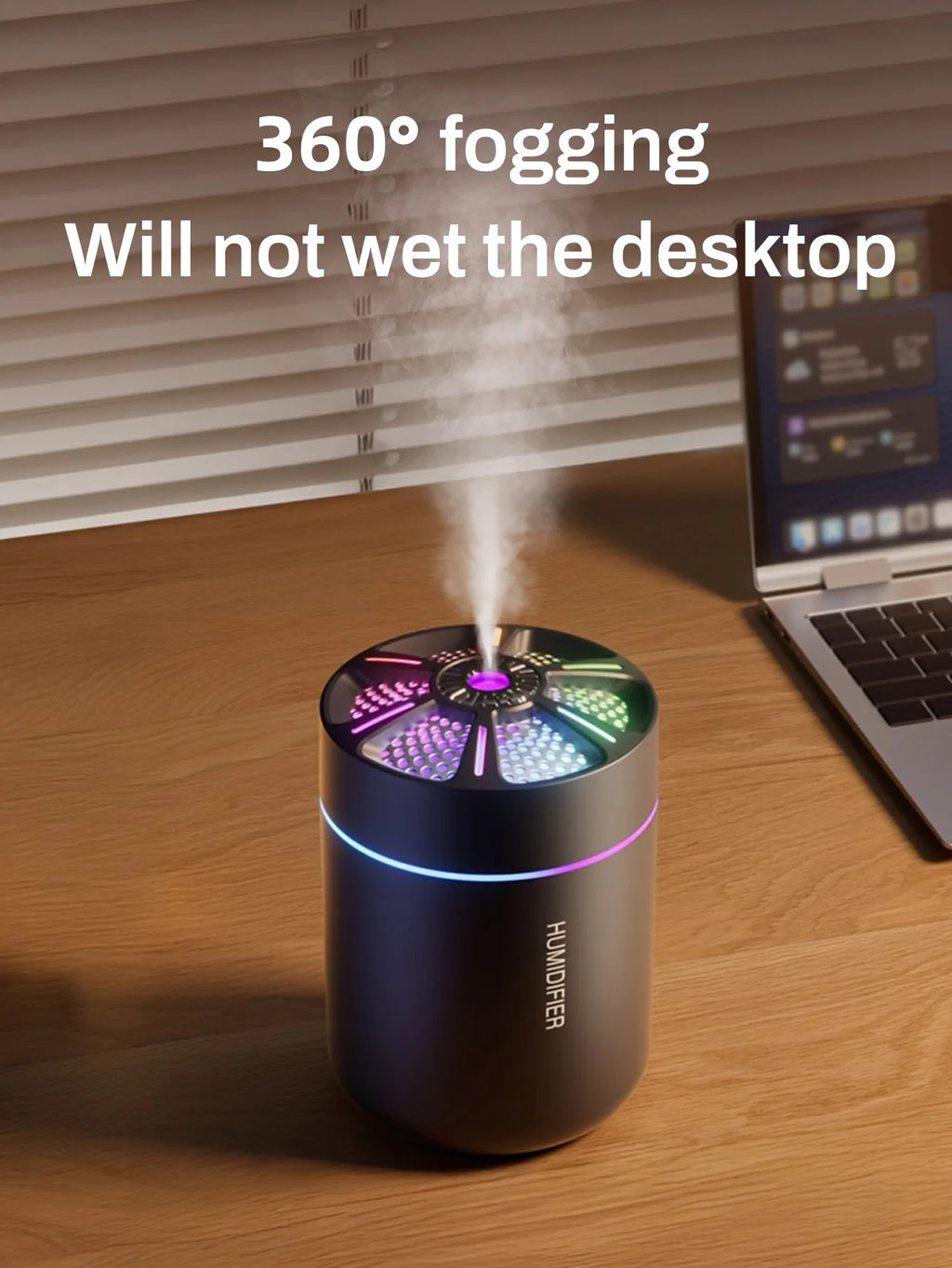 colorful Air Humidifier USB Electric Aroma Diffuser Essential Oil Purifier Aromatherapy Mist Maker Lights For Car Home Bedroom
