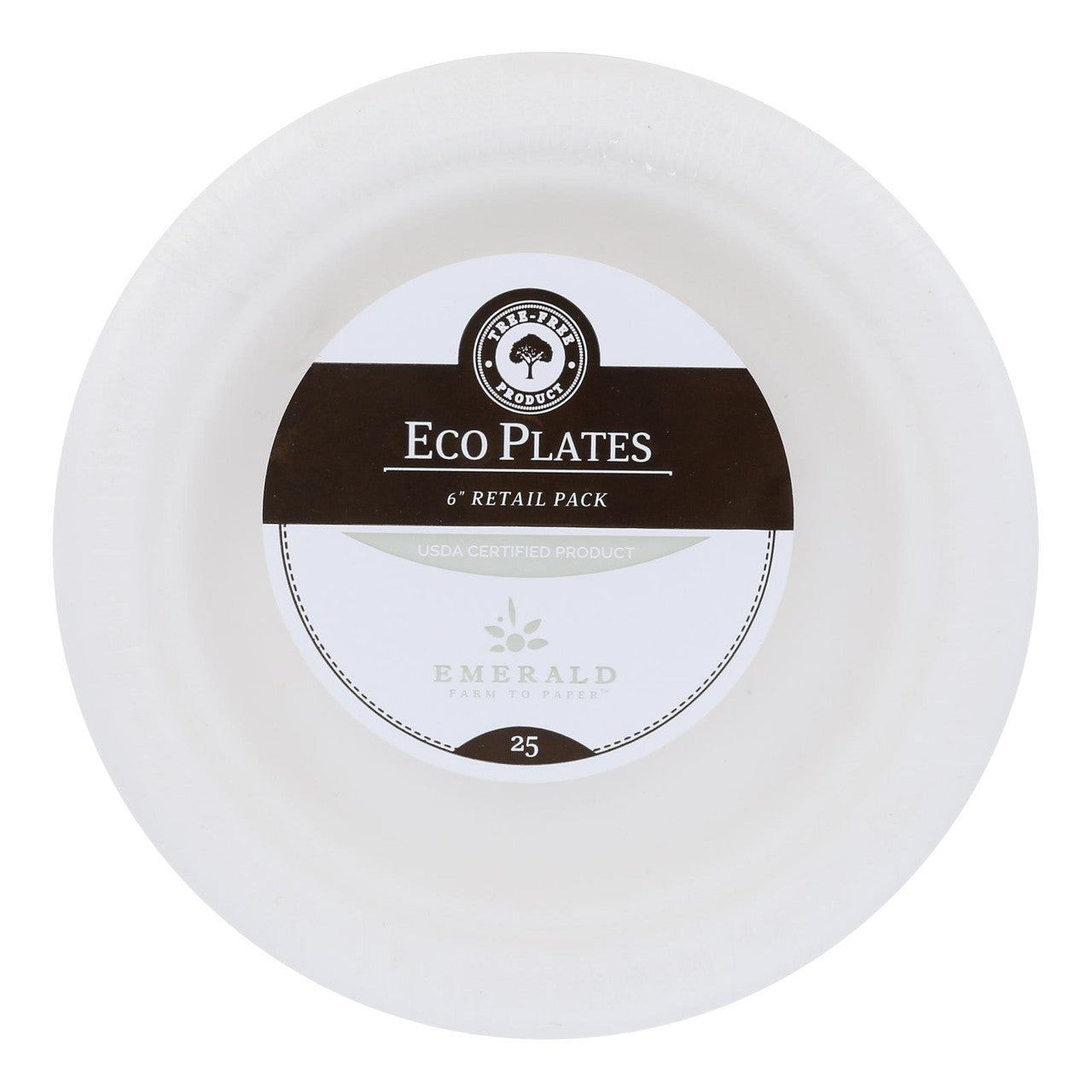 EMRLD PLATE ROUND 6 IN ( 20 X 25 CT   )